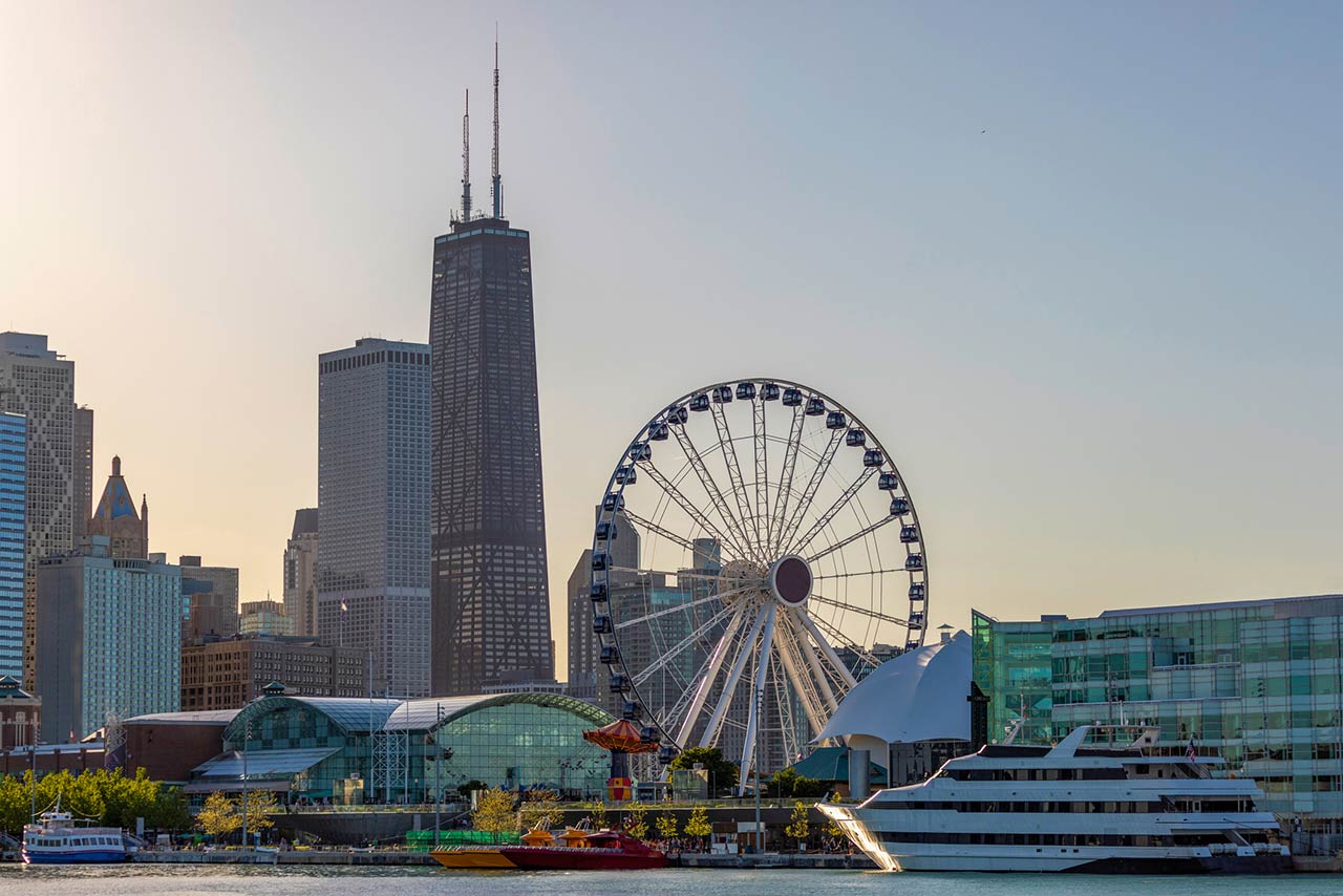 Photo of Ferris Wheel in Navy Pier, Chicago