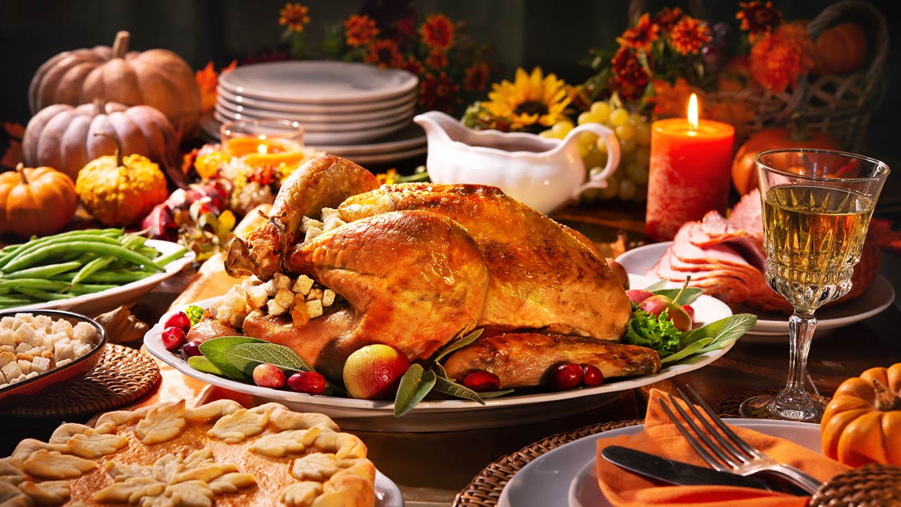 Photo of Thanksgiving dinner