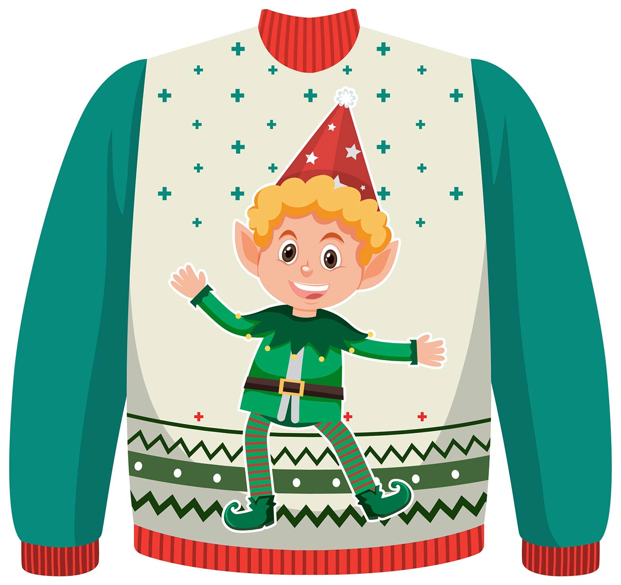 Image of an ugly Christmas sweater