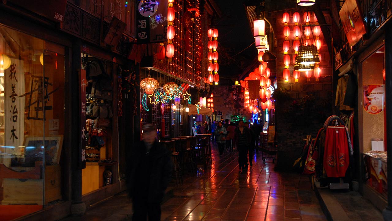 Photo of Jinli Ancient Street in Chengdu, Sichuan Province, China