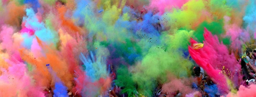Festival of colours Holi celebrate