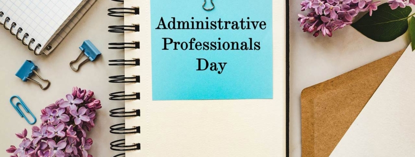 Administrative Professionals Day. Greeting Card.