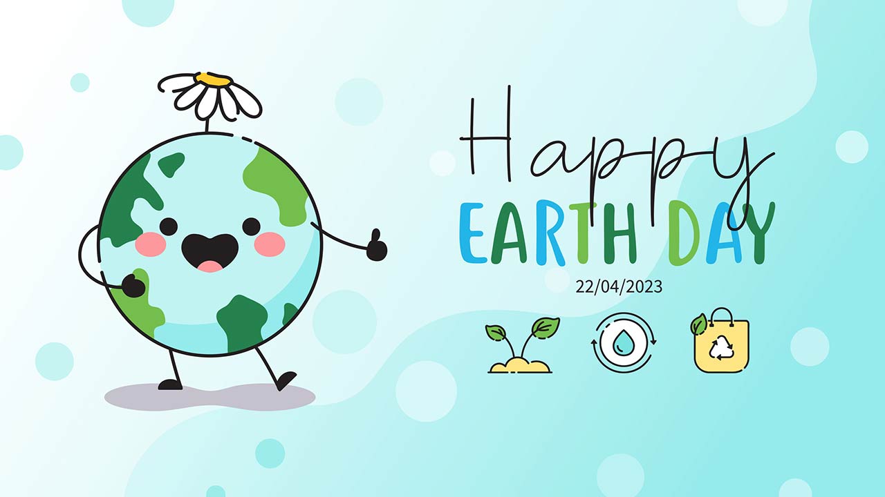 Earth day poster concept.