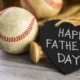 Celebrating Father's Day for baseball dad.