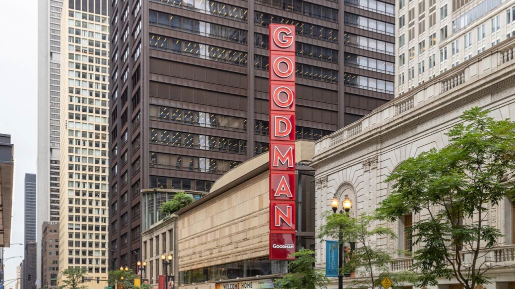 The Goodman Theatre is a professional theater company in downtown Chicago