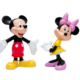 Disney's Mickey and Minnie mouse cartoon character figurines