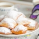 Homemade New Orleans style beignets are small squares of fried dough covered in powdered sugar prepared for Mardi gras