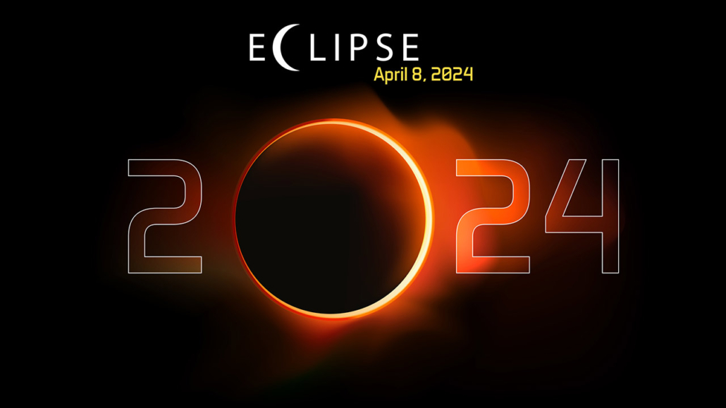 2024 solar eclipse graphic