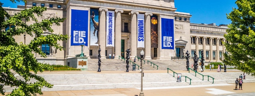 The famous Field Museum in Chicago, IL, USA