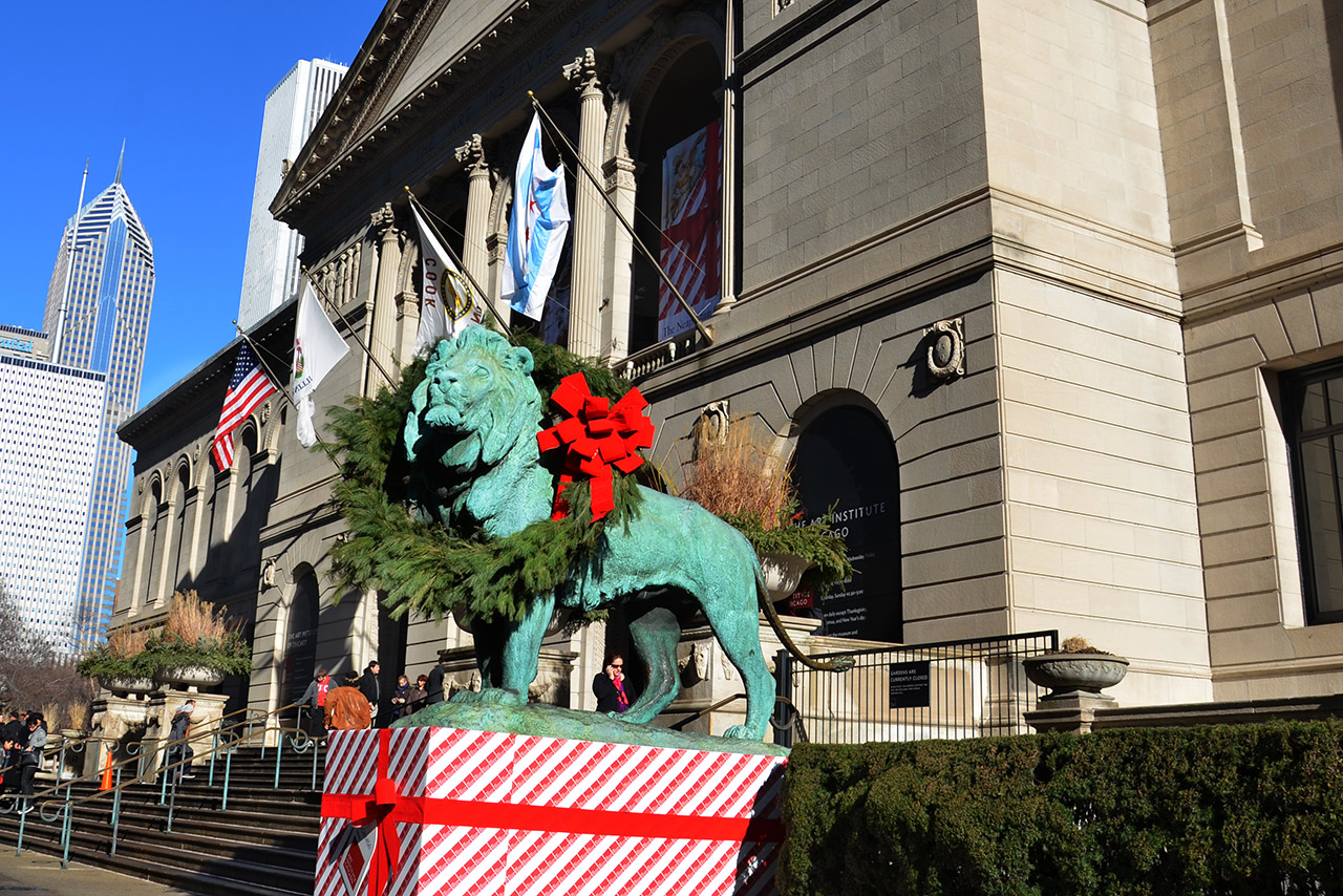 Chicago's Art Institute stock photo