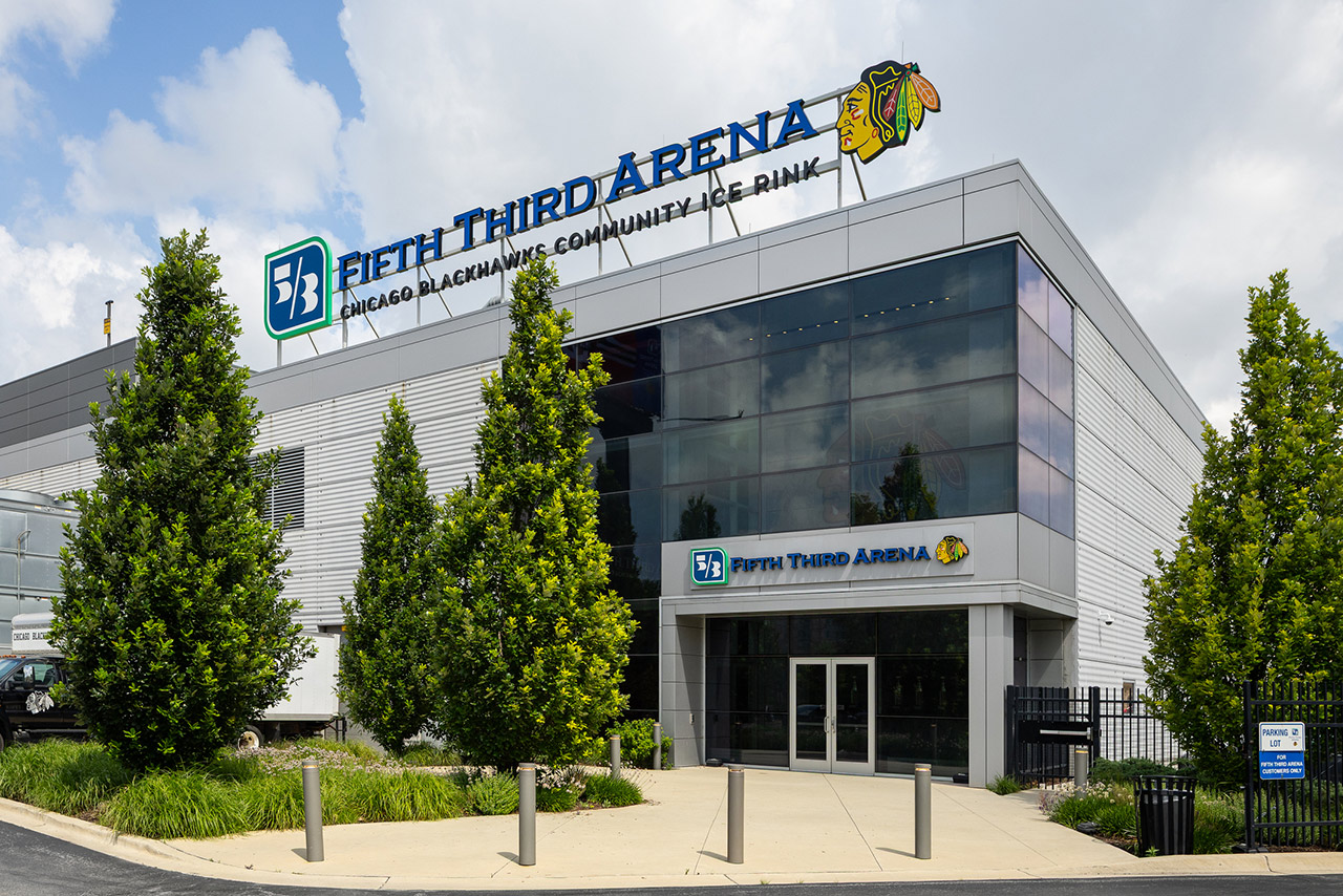 Fifth Third Arena Chicago Blackhawks Community Ice Rink in Chicago