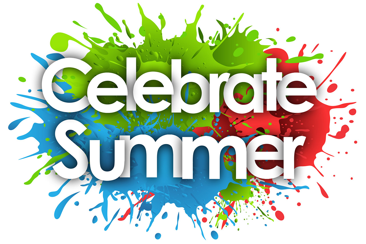 Celebrate Summer stock illustration