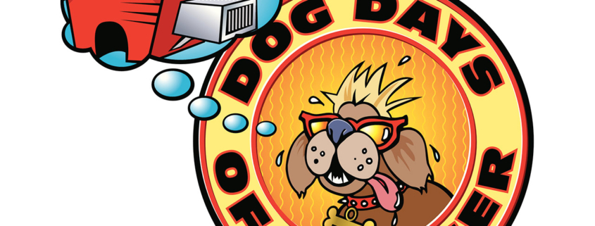 Dog Days of Summer stock illustration