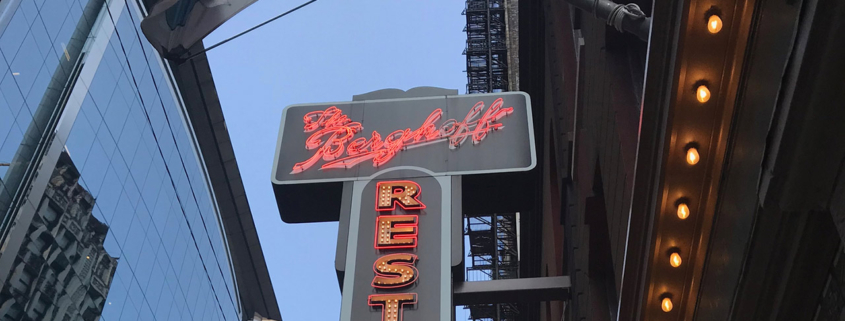 Berghoff, Chicago stock photo